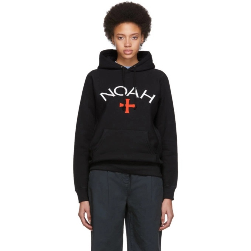 Noah NYC Core Logo Hoodie in Black (Small)